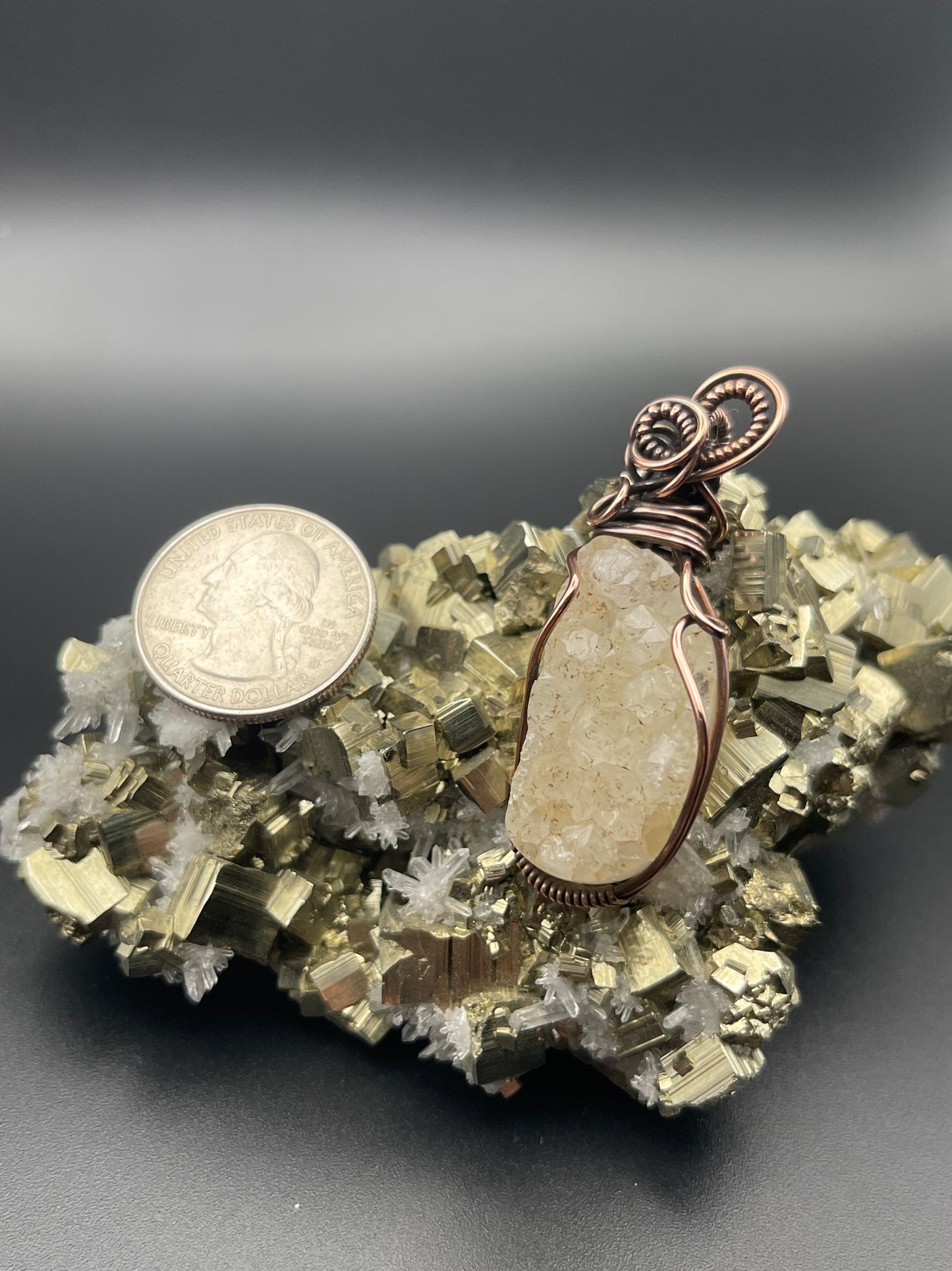 Quartz Cluster Pendant